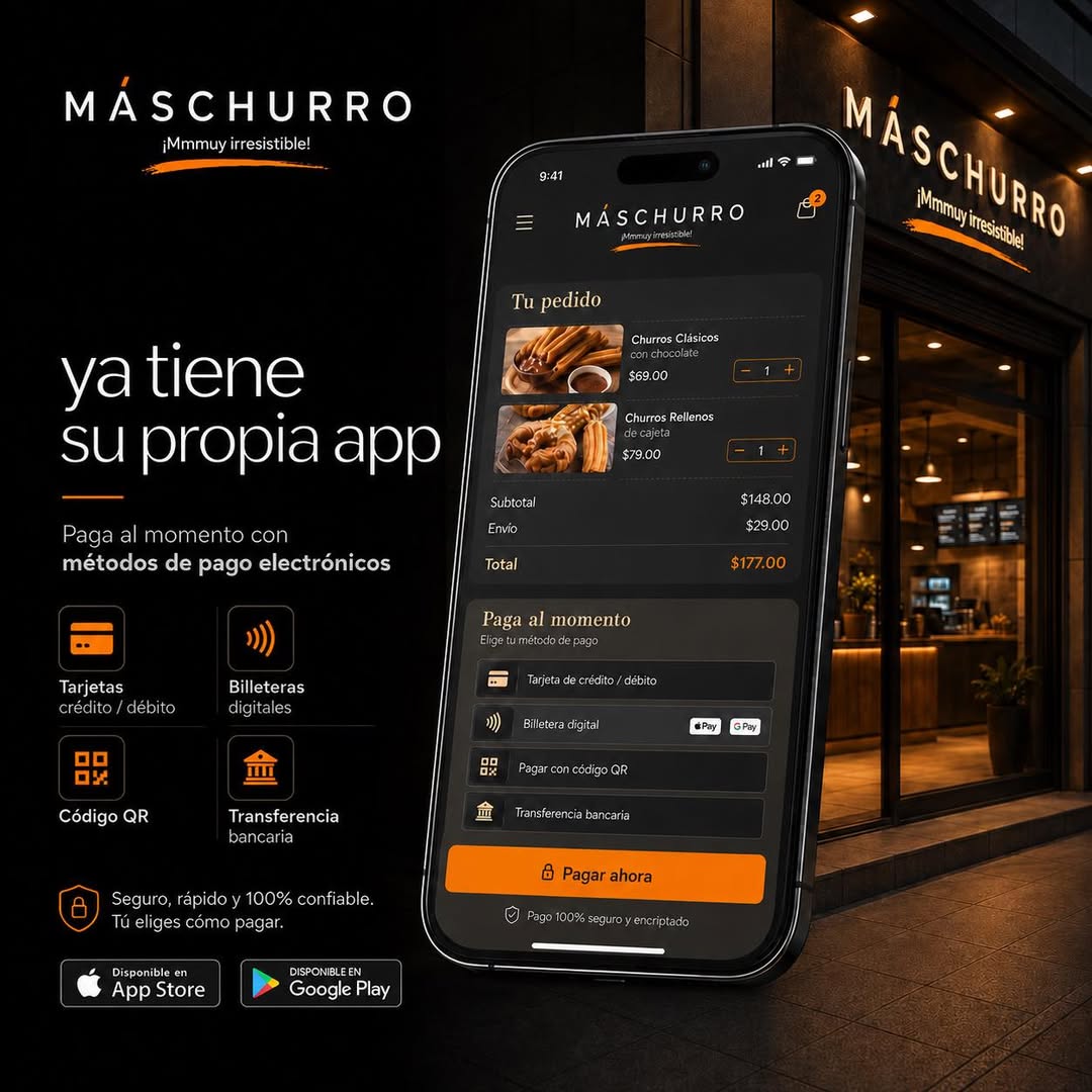 App MásChurro y pagos digitales